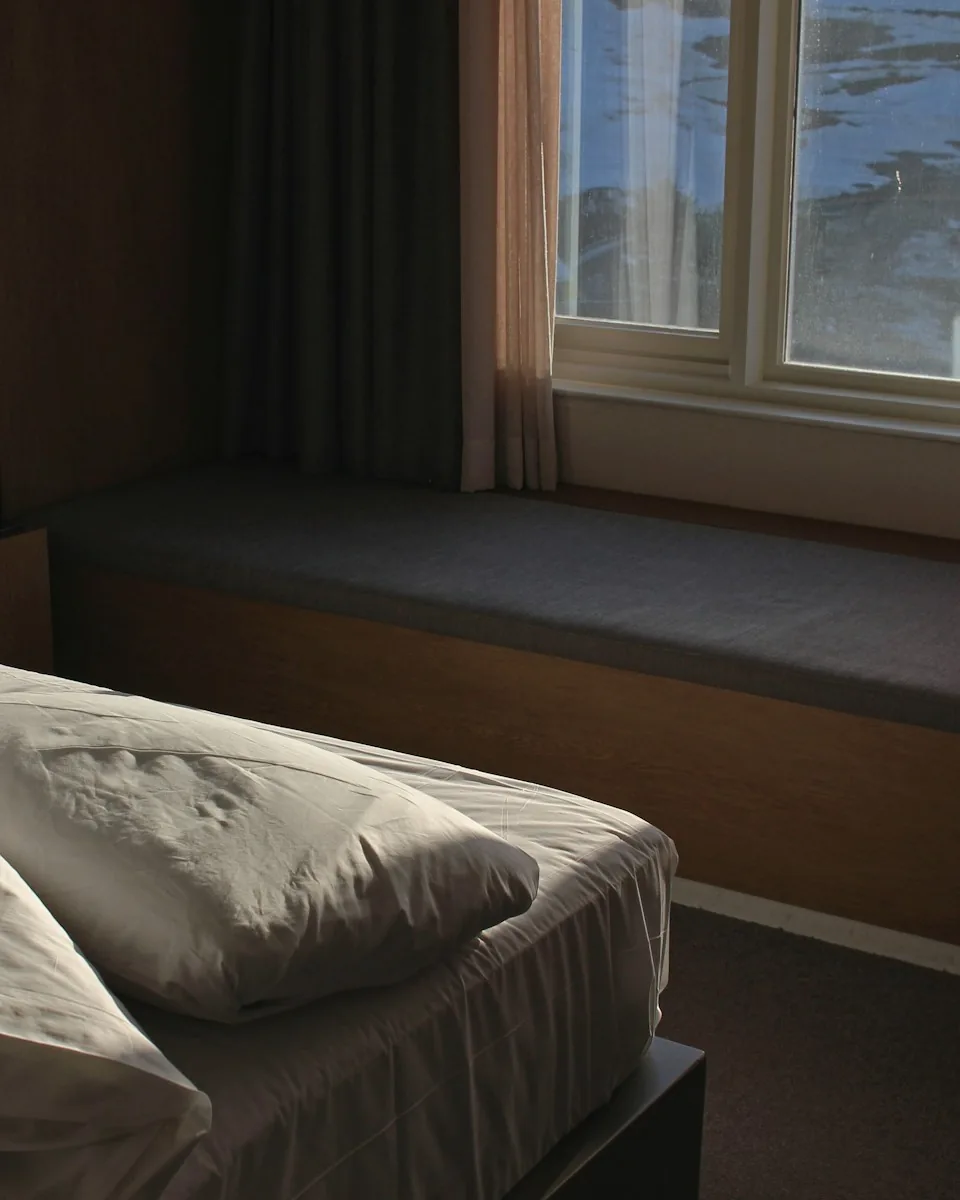 Chambre d’hôtel à Bruxelles au jour