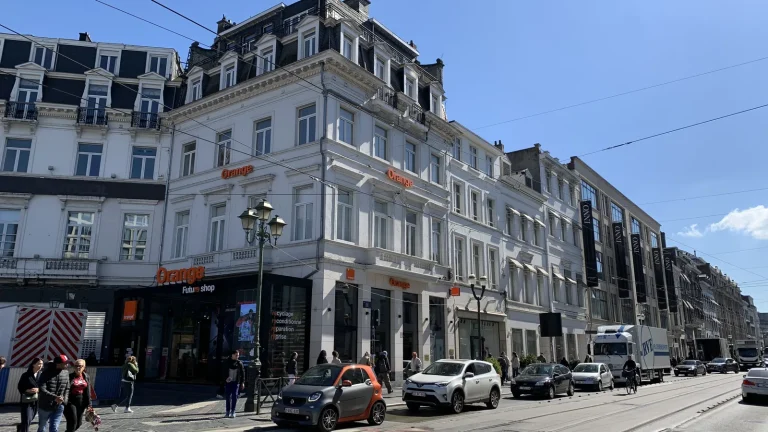 Immeubles de style haussmannien sur l'avenue Louise à Bruxelles